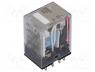 Relay  electromagnetic, 4PDT, Ucoil 24VDC, 5A/220VAC, 5A/24VDC