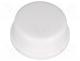Button cup - Button, round, white, Application  TACTS-24, Ø13mm
