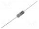   - Resistor  wire-wound, THT, 18, 2W, 5%, Ø5x12mm, 400ppm/C, axial