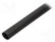 MDT-A27/8 - Heat shrink sleeve, glued, 3.3  1, 27mm, L  1m, black, -55÷110C