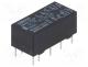 Relays PCB - Relay  electromagnetic, DPDT, Ucoil 12VDC, 0.3A/125VAC, 1A/30VDC