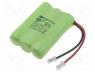   - Re-battery  Ni-MH, AAA, 3.6V, 550mAh, cables, 46x30x10.5mm