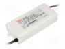 PLD-60-1400B - Power supply  switched-mode, LED, 60.2W, 25÷43VDC, 1400mA, IP30