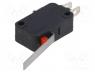 Microswitch SNAP ACTION, with lever, SPDT, 5A/250VAC, ON-(ON)