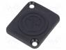 Protection cap, flange (2 holes),for panel mounting,screw