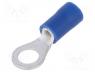  - Tip  ring, M5, Ø  5.3mm, 1.5÷2.5mm2, crimped, for cable, insulated