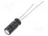   - Capacitor  electrolytic, THT, 47uF, 10VDC, Ø5x11mm, Pitch  2mm, 20%