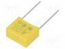 JFW-330N/310-P15 - Capacitor  polypropylene, suppression capacitor,X2, 330nF, 15mm