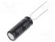 Capacitor  electrolytic, low impedance, THT, 1500uF, 6.3VDC, 20%