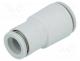 KQ2H08-10A - Push-in fitting, straight,reductive, -1÷10bar, Øout  8mm, -5÷60C