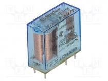 Relays PCB - Relay  electromagnetic, SPDT, Ucoil  24VDC, 10A/250VAC, 10A/30VDC