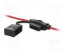 Fuse holder - Fuse acces  fuse holder, 19mm, 30A, on cable, Leads  cables, IP66
