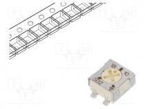 Trimmer - Potentiometer  mounting, single turn, 5k, 250mW, SMD, 20%, linear