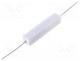 Power resistor - Resistor  wire-wound, cement, THT, 10, 10W, 5%, 10x9x49mm