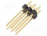 Pinhead - Pin header, pin strips, male, PIN  6, straight, 2mm, THT, 2x3, B  3mm