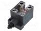 Limit switch, plastic plunger, NO + NC, 10A, max.400VAC, IP20
