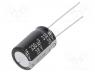   - Capacitor  electrolytic, low impedance, THT, 1500uF, 10VDC, 20%