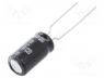 Capacitor  electrolytic, low impedance, THT, 1000uF, 10VDC, 20%