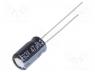 Capacitors Electrolytic - Capacitor  electrolytic, low impedance, THT, 47uF, 63VDC, 20%