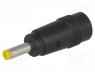 --- - Adapter, Out  4,0/1,7, Plug  straight, Input  5,5/2,1, 5A