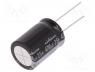   - Capacitor  electrolytic, THT, 4700uF, 25VDC, Ø18x25mm, Pitch  7.5mm
