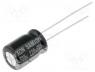   - Capacitor  electrolytic, low impedance, THT, 220uF, 35VDC, Ø8x12mm