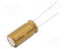 Capacitor  electrolytic, THT, 4.7uF, 50VDC, Ø5x11mm, Pitch  2mm