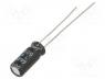   - Capacitor  electrolytic, THT, 1uF, 50VDC, Ø5x11mm, Pitch  2mm, 20%