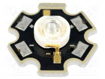Power Led - Power LED, STAR, UV, 130, 350mA, 390-410nm, Pmax  1W, SMD, 2.85÷4.1V