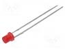 LL-304SD1X-1S - LED, 3mm, red, 6÷13mcd, 130, Front  flat