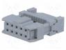 IDC Connector - Plug, IDC, female, PIN  10, IDC, for ribbon cable, 1.27mm