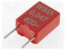 Capacitor Polyester - Capacitor  polyester, 47nF, 200VAC, 400VDC, Pitch  5mm, 10%