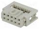 IDC Connector - Plug, IDC, female, PIN  10, for ribbon cable, 1.27mm, Layout  2x5