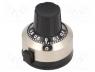Precise knob - Precise knob, with counting dial, Shaft d  6.35mm, 25x22x24mm