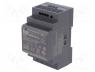  DIN - Power supply  switched-mode, 60W, 24VDC, 21.6÷29VDC, 2.5A, 190g