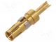Contact, female, gold-plated, 20AWG÷16AWG, soldering, for cable
