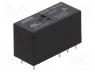   - Relay  electromagnetic, DPDT, Ucoil  12VDC, Icontacts max  10A