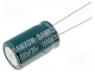   - Capacitor  electrolytic, low impedance, THT, 1000uF, 35VDC, 20%