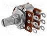 Resistor Variable - Potentiometer  shaft, single turn, 22k, 63mW, 20%, on cable, 6mm