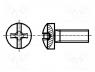 B4X40/BN1435 - Screw, M4x40, 0.7, Head  button, Phillips,slotted, 0,8mm,PH2, steel