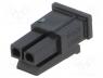 Connector - Plug, wire-board, female, Micro-Fit 3.0, 3mm, PIN  2, w/o contacts
