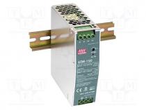 Din rail power supply - Power supply  switched-mode, 156W, 24VDC, 6.5A, 90÷264VAC, 600g