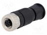 Plug, M12, PIN  5, female, A code-DeviceNet / CANopen, for cable