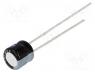 UST1E100MDD - Capacitor  electrolytic, THT, 10uF, 25VDC, Ø5x7mm, Pitch  2mm, 20%