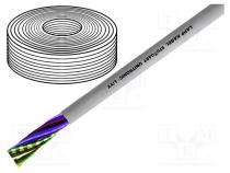  - Wire, UNITRONIC® LiYY, 10x0,14mm2, unshielded, 350V, PVC, Cu, grey