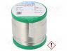  - Soldering wire, Sn99Ag0,3Cu0,7, 1mm, 500g, lead free, reel, 3.3%