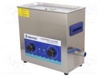 DK-600H - Ultrasonic washer, 300x155x150mm, 40kHz, 20÷80C, 230VAC, Plug  EU