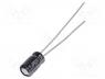   - Capacitor  electrolytic, THT, 2.2uF, 50VDC, Ø4x7mm, Pitch  1.5mm