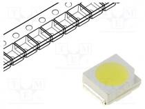 Led Smd - LED, SMD, 3528,PLCC2, white cold, 2100÷2400mcd, 6000K, 120, 20mA
