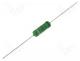   - Resistor  wire-wound, high voltage, THT, 1.8k, 2W, 5%, Ø5.5x16mm